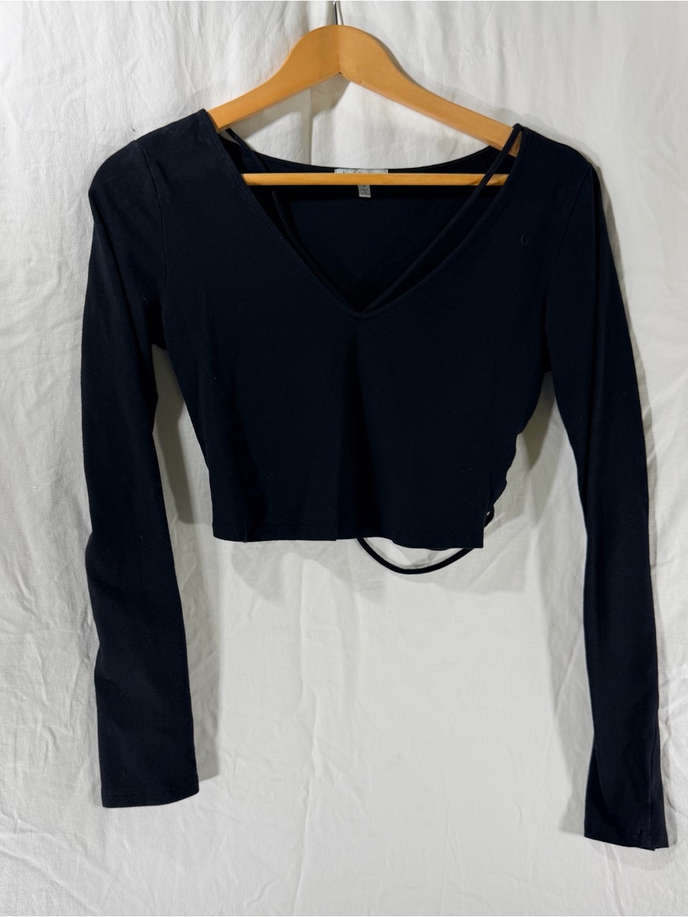Charlotte Russe Black Crewneck Tank Top